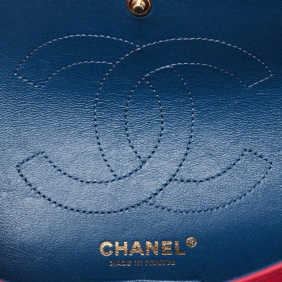 Chanel Dark Pink 2.55 Reissue Chevron Quilted Calfskin Leather 225 Bag - Picture 7 of 13